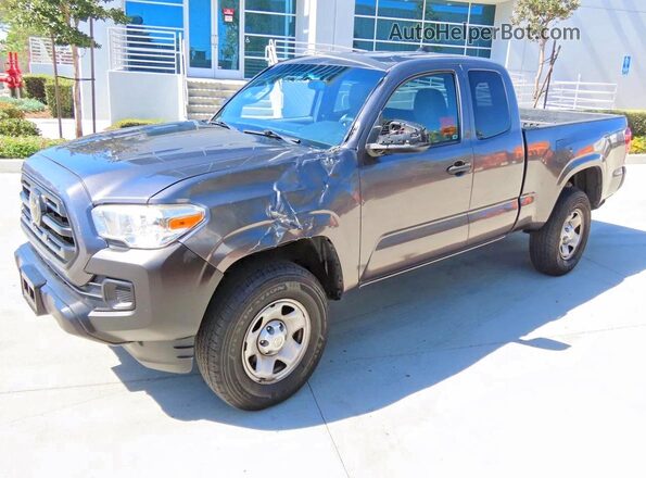 5TFRX5GNXKX158874 2019 TOYOTA TACOMA Gray Rear right