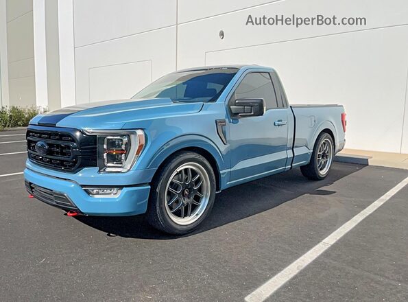 1FTMF1C54PKF13263 2023 FORD F150 Blue Задня права чверть