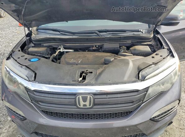 5FNYF5H95GB039180 2016 HONDA PILOT Gray Vista de la etiqueta del VIN