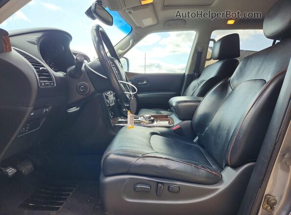 JN8AY2NE8H9702950 2017 NISSAN ARMADA Black Առջևի վահանակի տեսք