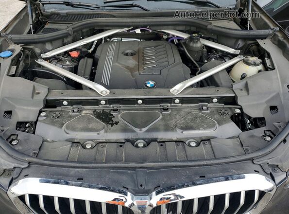 5UXCR4C09P9N44636 2023 BMW X5 Gray Вид наклейки з VIN-кодом