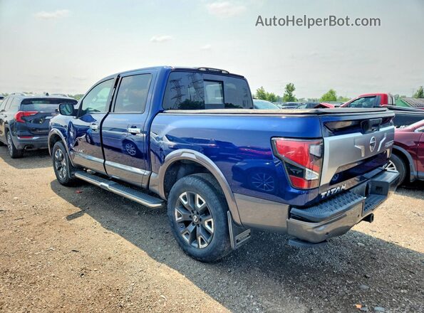 1N6AA1ED1MN523889 2021 NISSAN TITAN Blue Tył prawy