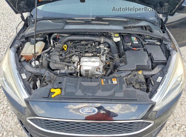 1FADP3FE7JL243862 2018 FORD FOCUS Black ძრავის განყოფილების ხედი