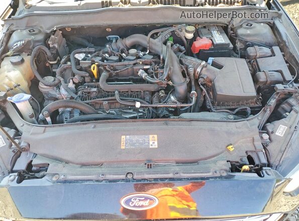 3FA6P0HD6GR393743 2016 FORD FUSION Black Շարժիչի բաժամունքի տեսք