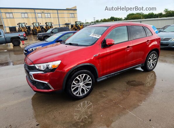 JA4AP3AU1HZ026871 2017 MITSUBISHI OUTLANDER Red Rear left