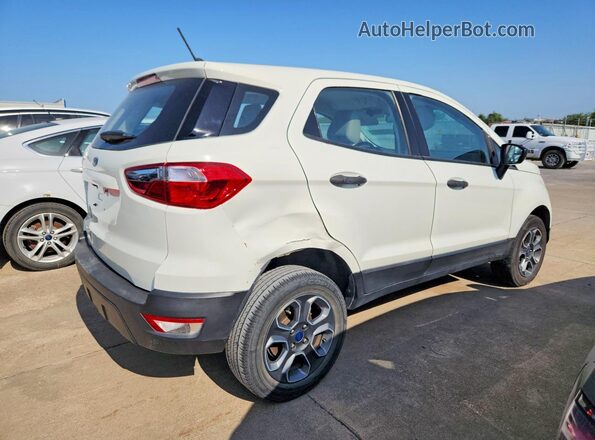 MAJ6S3FL4NC467005 2022 FORD ECOSPORT Белый Передняя правая четверть