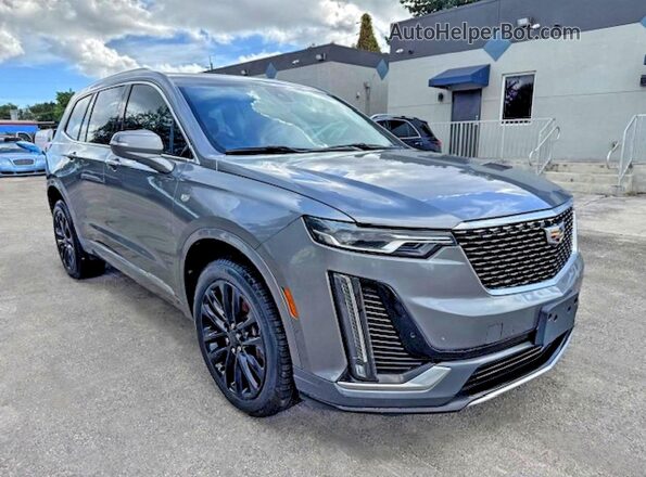 1GYKPDRS9LZ133642 2020 CADILLAC XT6 Gray Դիմացի տեսք