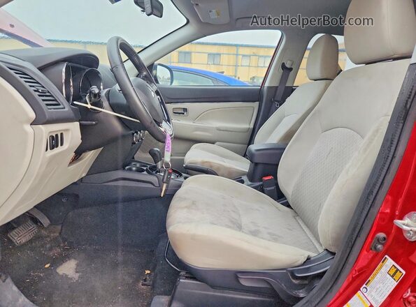 JA4AP3AU1HZ026871 2017 MITSUBISHI OUTLANDER Red Dashboard view