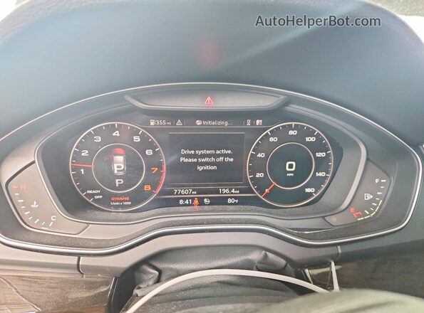 WA1BNAFY7J2178694 2018 AUDI Q5 Blue Rear seats view