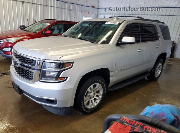 1GNSKBKC1KR159380 2019 CHEVROLET TAHOE Silver Rear left