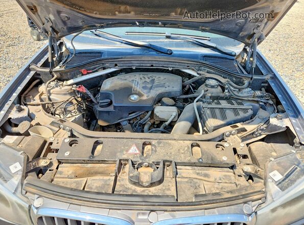 5UXWX9C51G0D80463 2016 BMW X3 Серебряный Вид наклейки с VIN-кодом