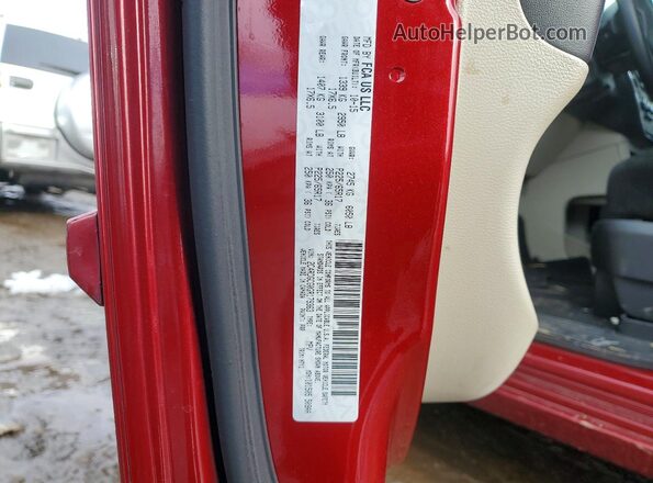 2C4RDGCG0GR179363 2016 DODGE CARAVAN Red Панорамний вид салону 360°