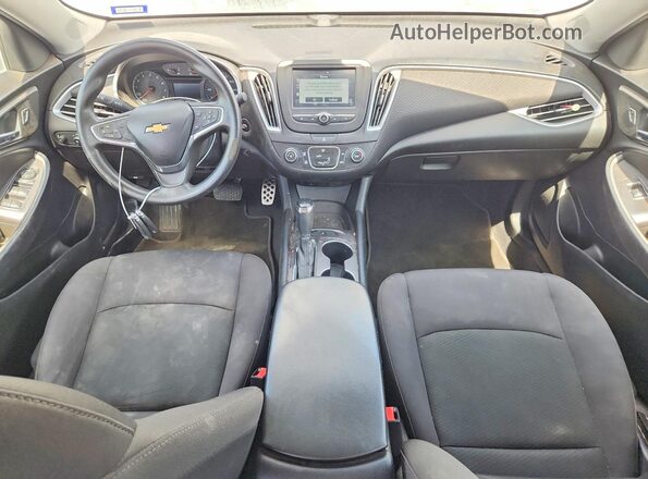 1G1ZB5ST3HF209918 2017 CHEVROLET MALIBU Белый Вид щитка приборов