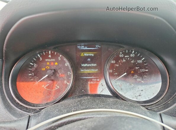 JN8AT2MV9HW018989 2017 NISSAN ROGUE Белый Вид задних сидений