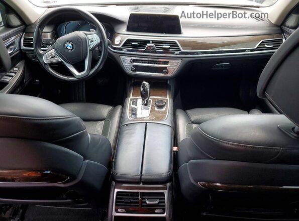 WBA7E2C51GG547862 2016 BMW 7 SERIES White Սարքավորումների վահանակի տեսք