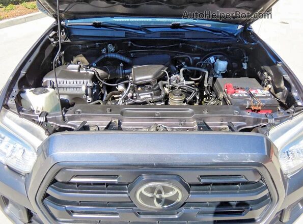 5TFRX5GNXKX158874 2019 TOYOTA TACOMA Gray Dashboard view