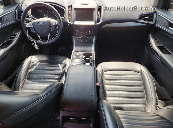 2FMPK3J9XKBB21297 2019 FORD EDGE Gray Вид щитка приладів