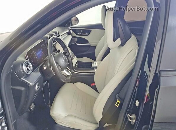 W1KAF4GB2NR009714 2022 MERCEDES-BENZ C Black VIN კოდის სტიკერის ხედი