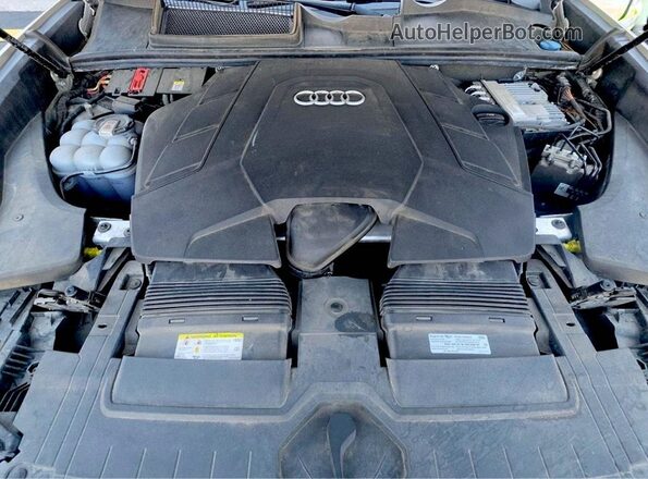 WA1EVAF17MD018808 2021 AUDI Q8 Бежевый Вид салона спереди