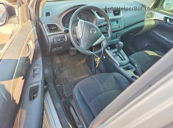 3N1AB7AP3GY271950 2016 NISSAN SENTRA Серебряный Вид щитка приборов