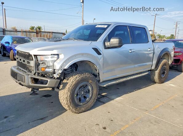1FTFW1RG8HFC50397 2017 FORD F150 Silver Tył lewy