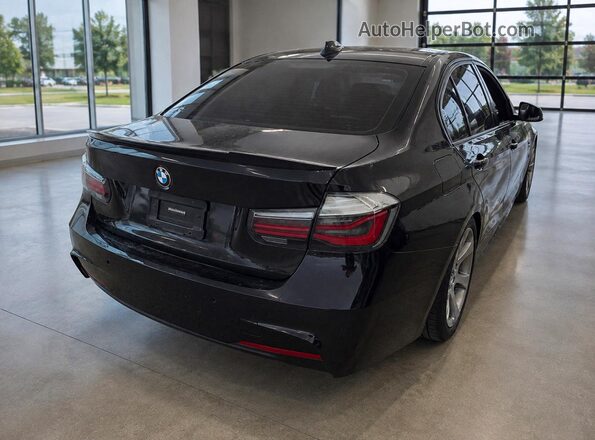 WBA8E1G51GNT34317 2016 BMW 3 SERIES Black Front view