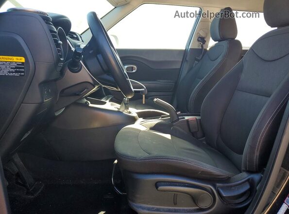 KNDJN2A27G7317485 2016 KIA SOUL Black Widok deski rozdzielczej