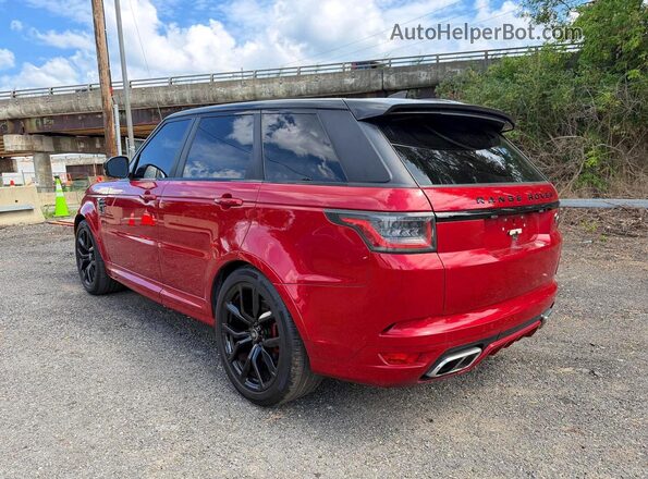 SALWZ2SE8JA191871 2018 LAND ROVER RANGE Red Задня права чверть