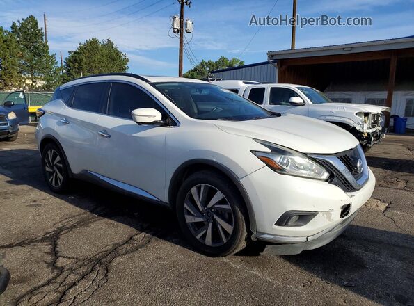 5N1AZ2MH6HN187471 2017 NISSAN MURANO Белый Вид спереди