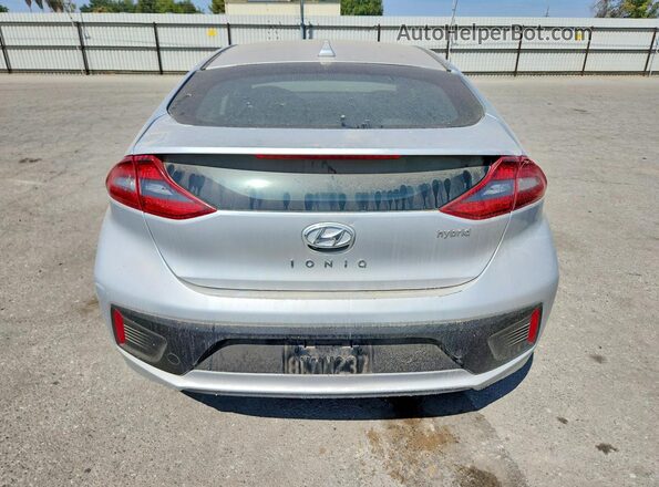 KMHC85LC6KU124614 2019 HYUNDAI IONIQ Silver წინა სალონის ხედი