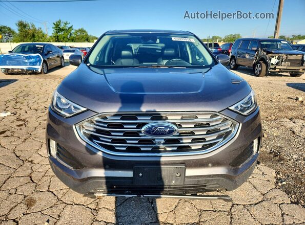 2FMPK4K92NBA55708 2022 FORD EDGE Gray Rear view