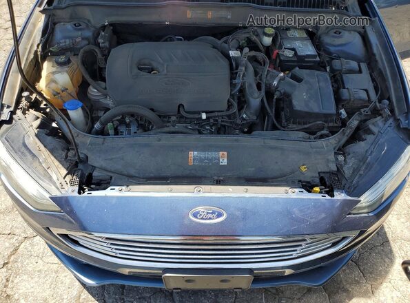 3FA6P0HD4JR167403 2018 FORD FUSION Blue Widok komory silnika