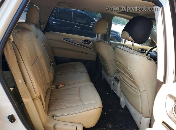 5N1DL0MNXHC553808 2017 INFINITI QX60 White Widok wnętrza z tyłu