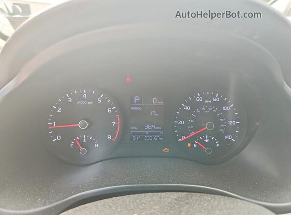 3KPA25AB8JE119984 2018 KIA RIO Yellow Vista de los asientos traseros