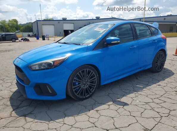 WF0DP3TH9G4117107 2016 FORD FOCUS Blue Rear left