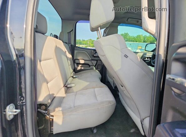 1GCVKNEC3HZ316077 2017 CHEVROLET SILVERADO Black Vista interior trasera