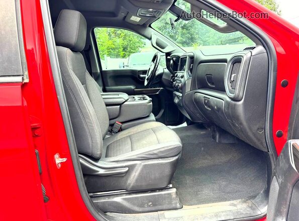 1GCPYDEKXKZ255942 2019 CHEVROLET SILVERADO Красный Вид щитка приборов