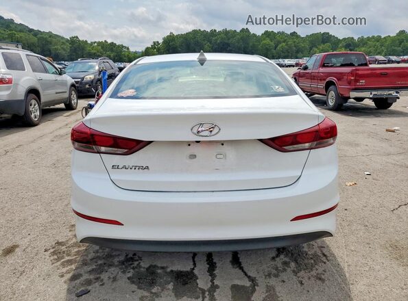 5NPD84LF5JH214679 2018 HYUNDAI ELANTRA White Սալոնի դիմացի տեսք