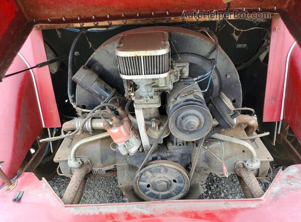 SOS301423ILL 1974 VOLKSWAGEN N/A Red Engine compartment view