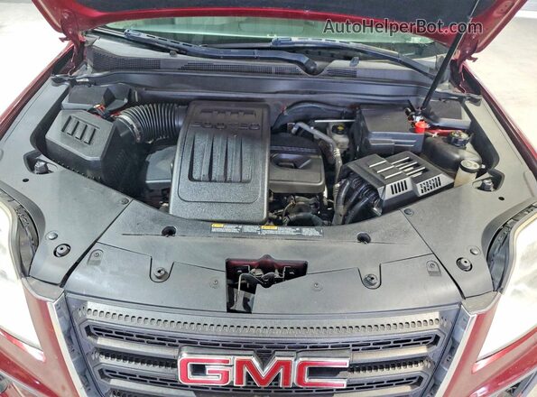 2GKALMEK8G6176572 2016 GMC TERRAIN Red VIN sticker view