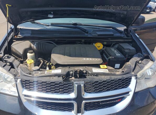 2C4RDGCG4GR380313 2016 DODGE CARAVAN Black Вид наклейки з VIN-кодом