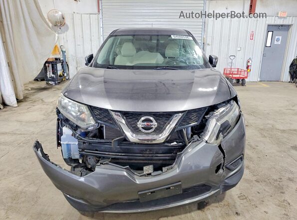5N1AT2MV9GC923742 2016 NISSAN ROGUE Gray Widok z tyłu