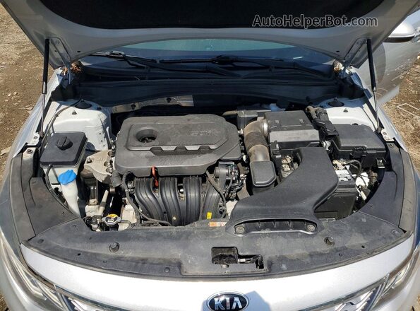 5XXGT4L31KG349818 2019 KIA OPTIMA Серебряный Вид подкапотного пространства