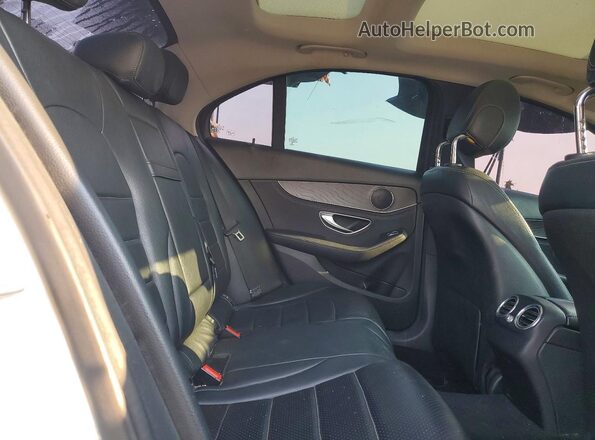 55SWF4KB6GU117901 2016 MERCEDES-BENZ C Белый Вид задней части салона