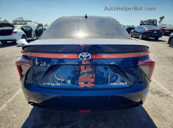 JTDBVRBD5LA008155 2020 TOYOTA MIRAI Blue Widok wnętrza z przodu