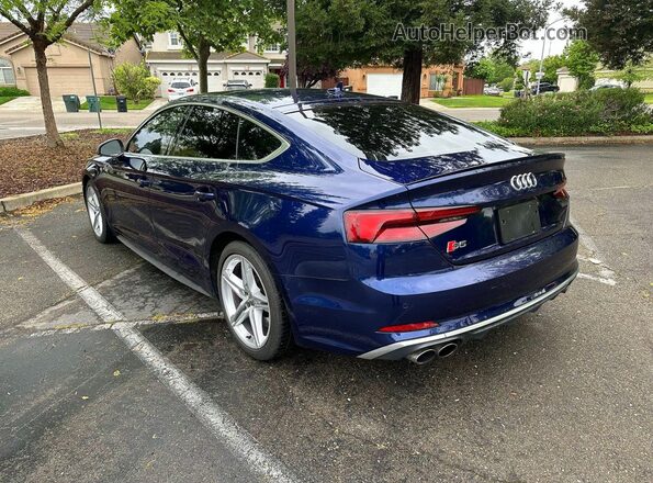 WAUC4CF51JA083954 2018 AUDI OTHER Blue Front right