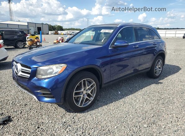 WDC0G4JB9HF127576 2017 MERCEDES-BENZ GLC-CLASS Blue Trasero izquierdo