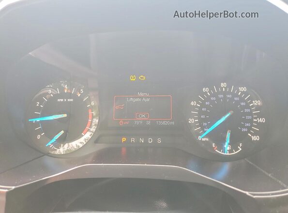 2FMPK4G92JBC34253 2018 FORD EDGE Синий Вид задних сидений