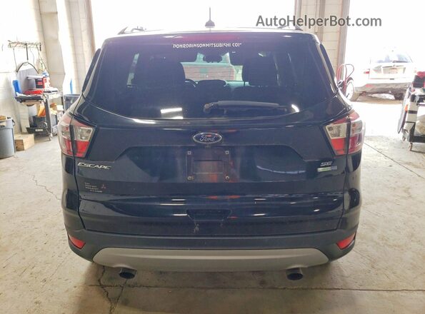 1FMCU9GD5JUB15990 2018 FORD ESCAPE Black Вид салону спереду
