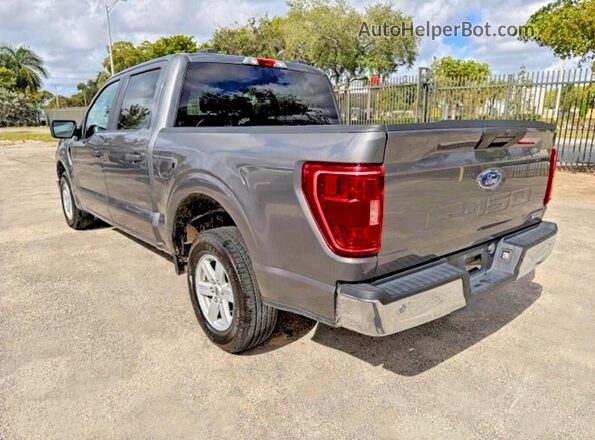 1FTEW1C86PKD23334 2023 FORD F150 Gray Задня права чверть